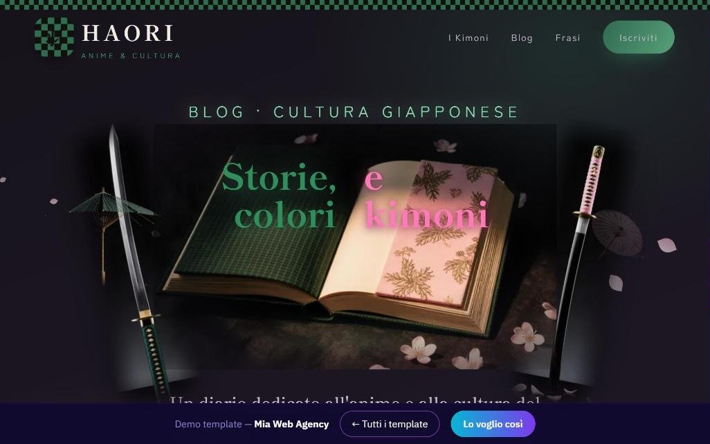 Anteprima HAORI